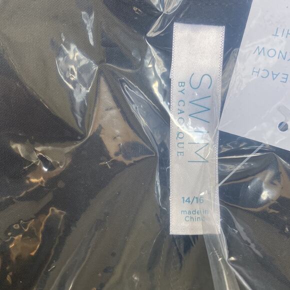 Lane Bryant black Woven Dolman Cover-Up - Picture 7 of 7